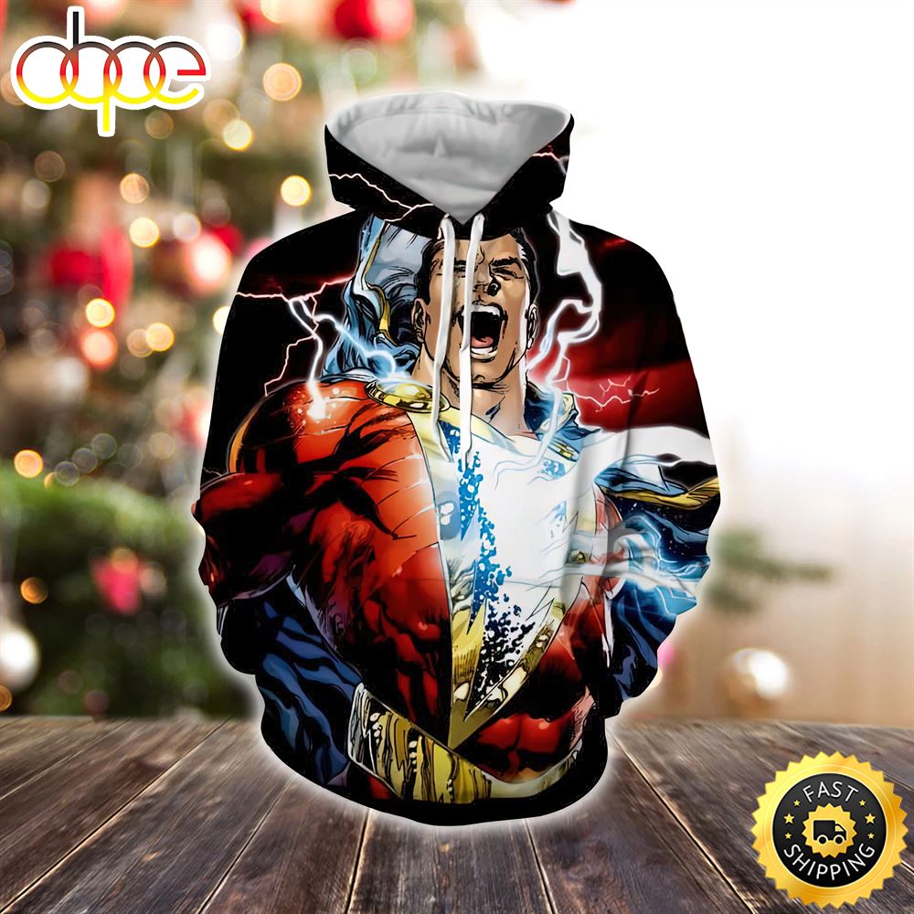 Captain Marvel Superhero Epic Charged Electric Marvel Christmas All Over Print Shirt