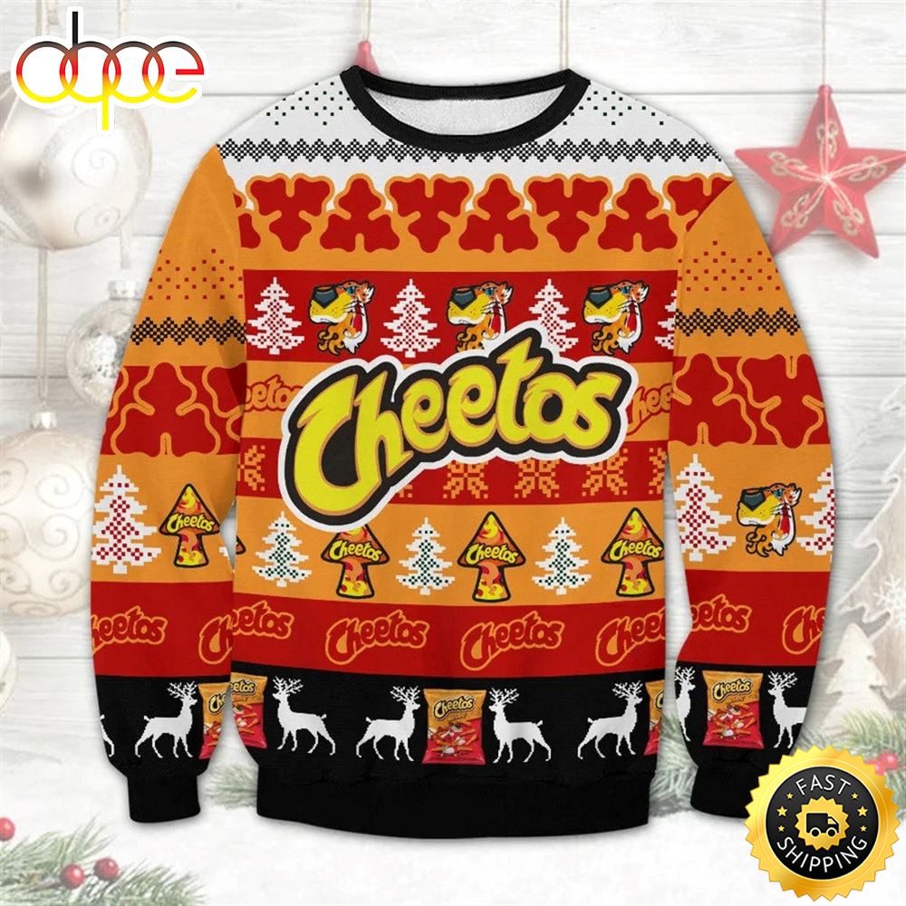 Christmas Fast Food Ugly Sweater 1