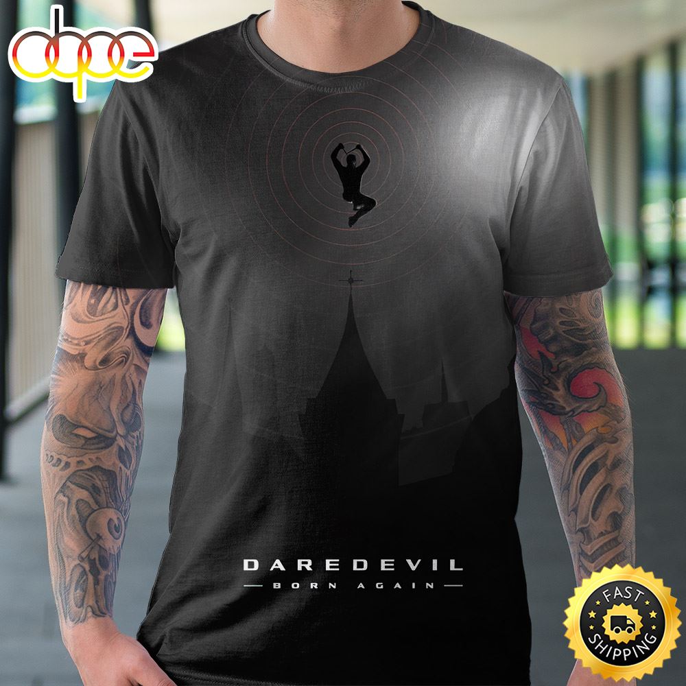Daredevil Born Again New Season 3D All Over Print T Shirt