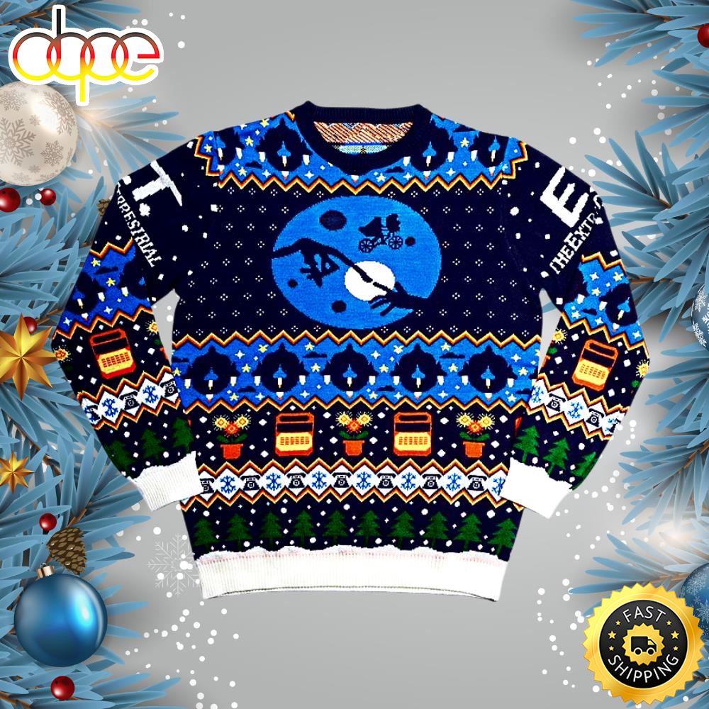 E.T Ugly Christmas Sweater