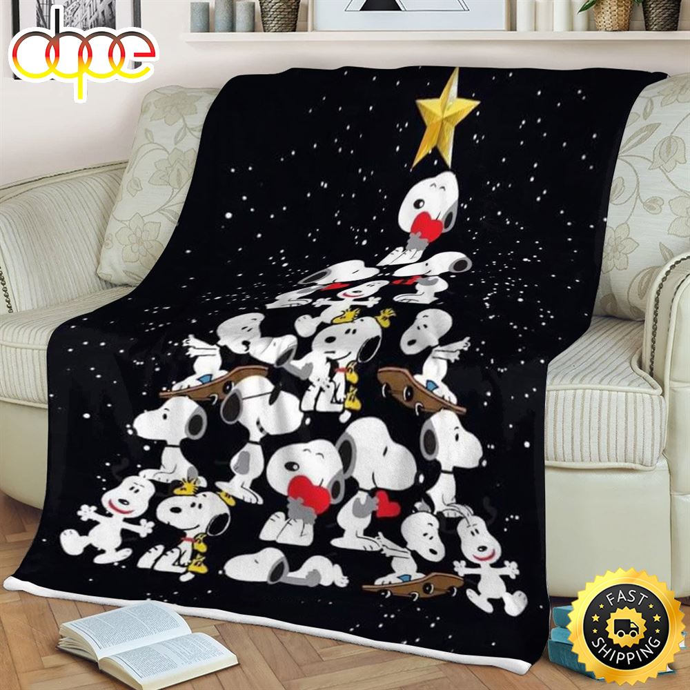 Funny Snoopy Christmas Gift For Blanket Christmas Snoopy