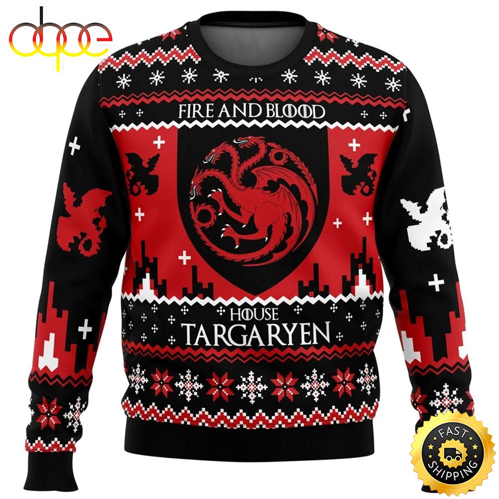 Game Of Thrones Ugly Christmas 3D Sweatshirt 1