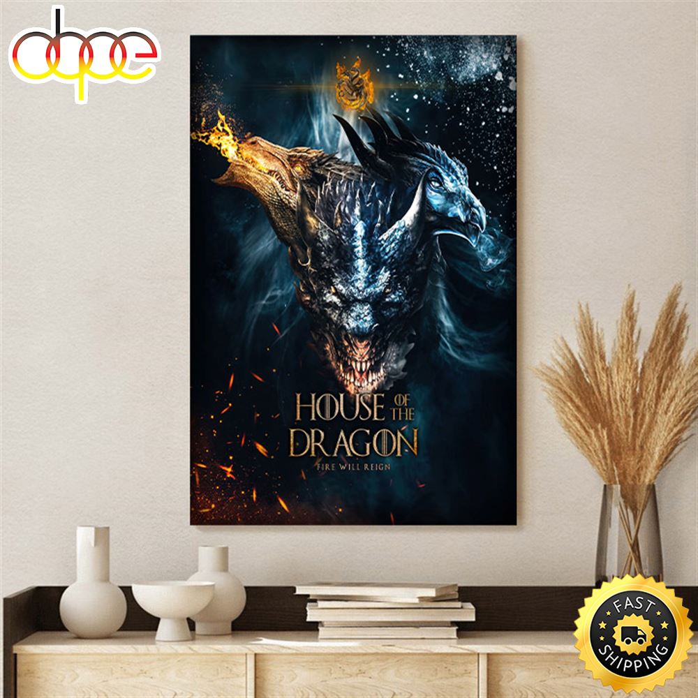 Game Of Thrones House Of The Dragon Poster Wallpaper Canvas