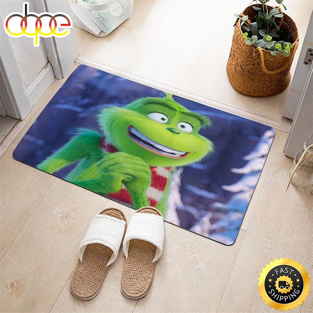 Grinch Dr. Seuss How The Grinch Stole Christmas Movie Grinch Christmas Doormat