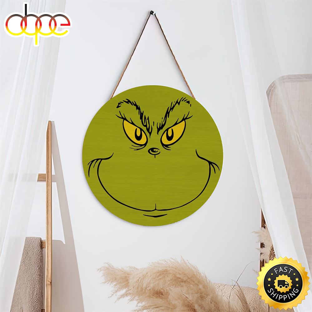 Grinch Face How The Grinch Stole Christmas 2022 Grinch Christmas Sign