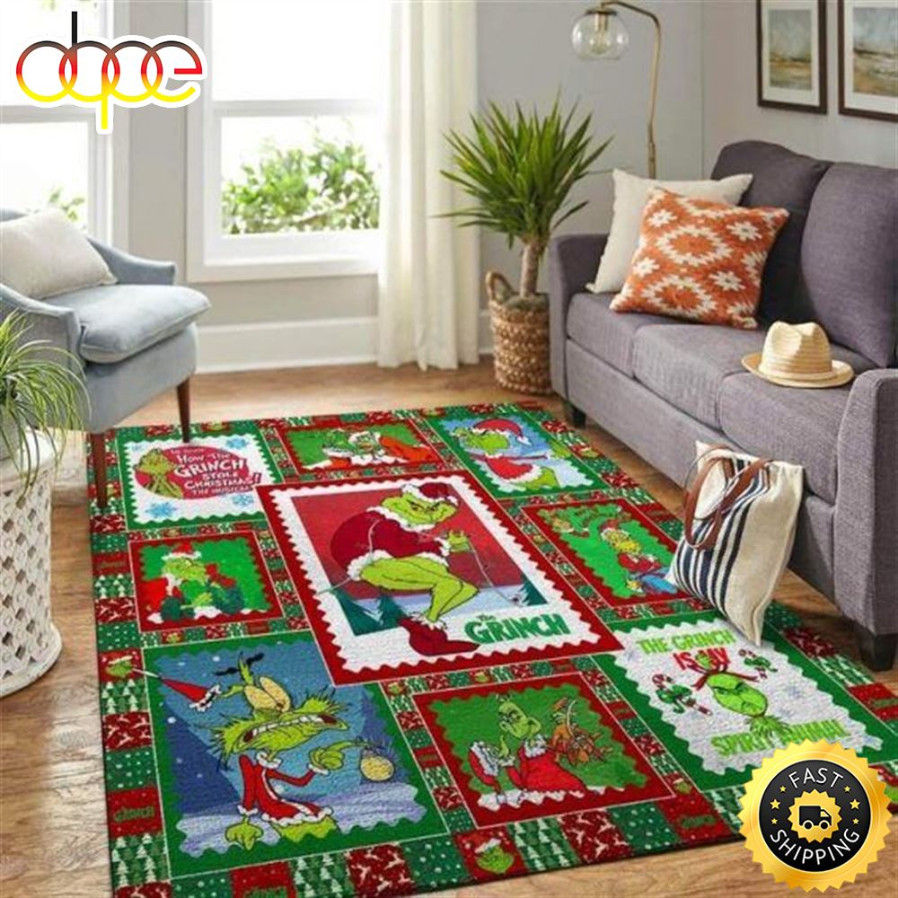 Grinch Lovers Xmas Gifts ChristmasThe Grinch Rug Carpet