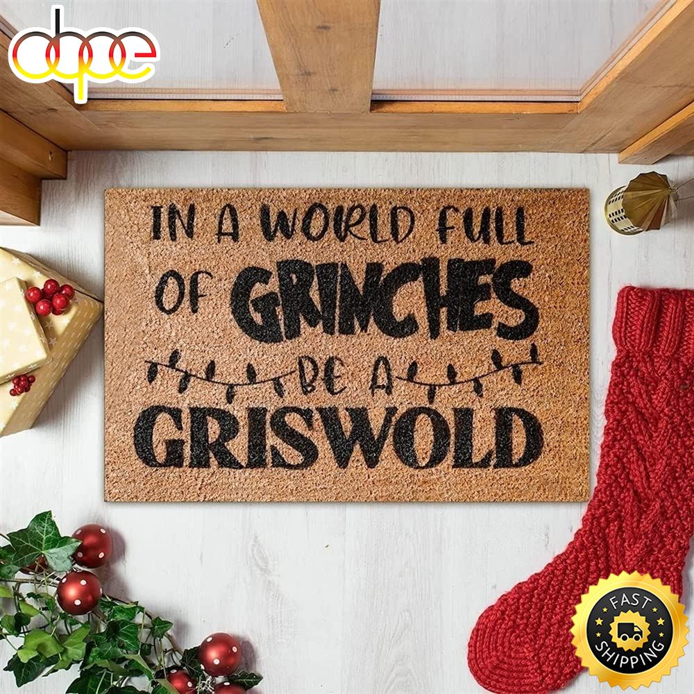 Griswold Grinch Doormat Christmas Area Rug