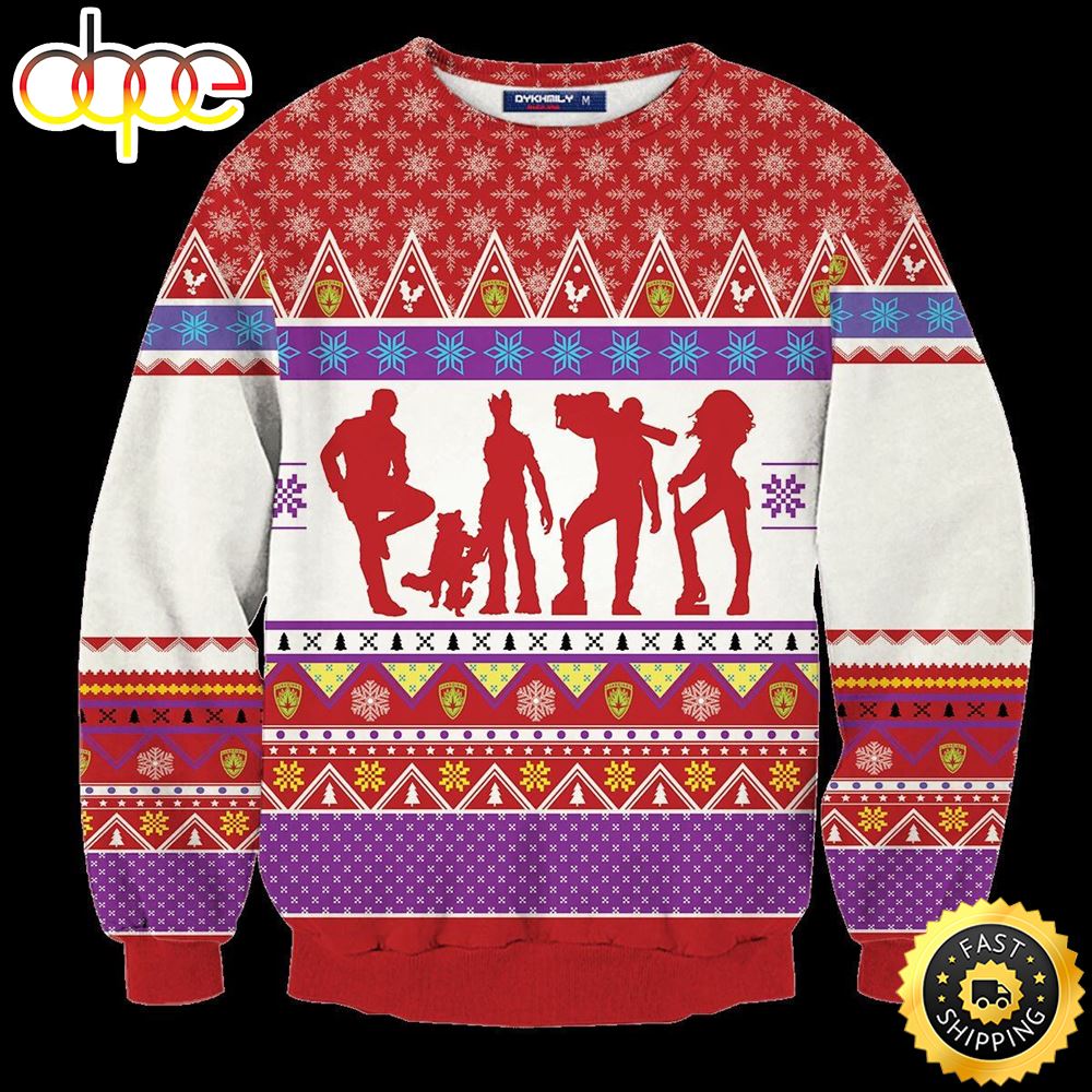 Guardians Of The Christmas Galaxy Movie Marvel Christmas Sweater