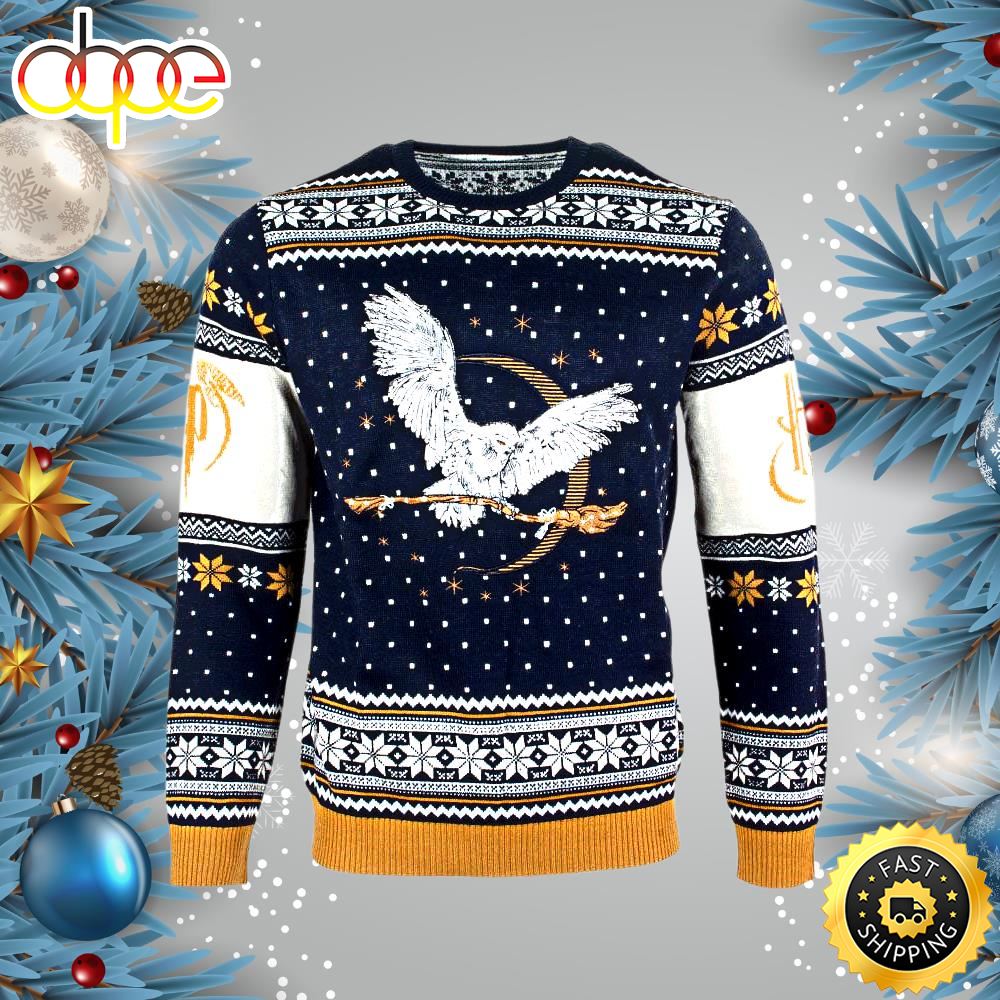 Harry Potter Hedwig Ugly Christmas Sweater