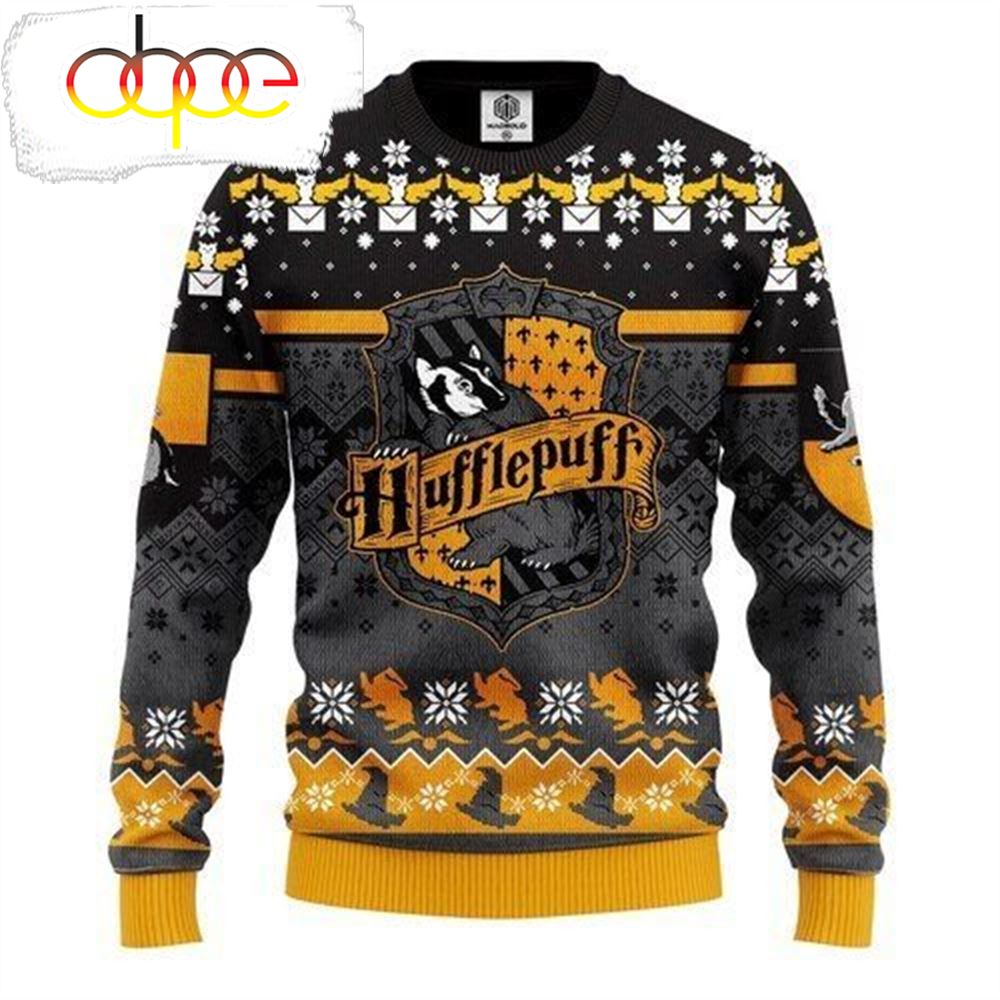 Harry Potter House Hufflepuff Unisex Christmas Ugly Sweater
