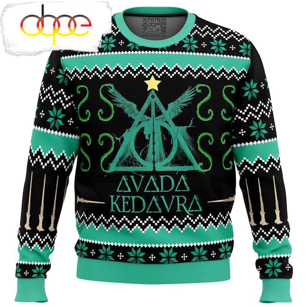 Harry Potter Spell Avada Kedavra Ugly Sweater