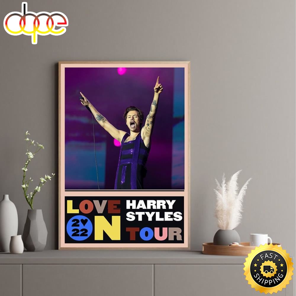 Harry Styles Live On Tour 2022 Poster Gift Poster Canvas