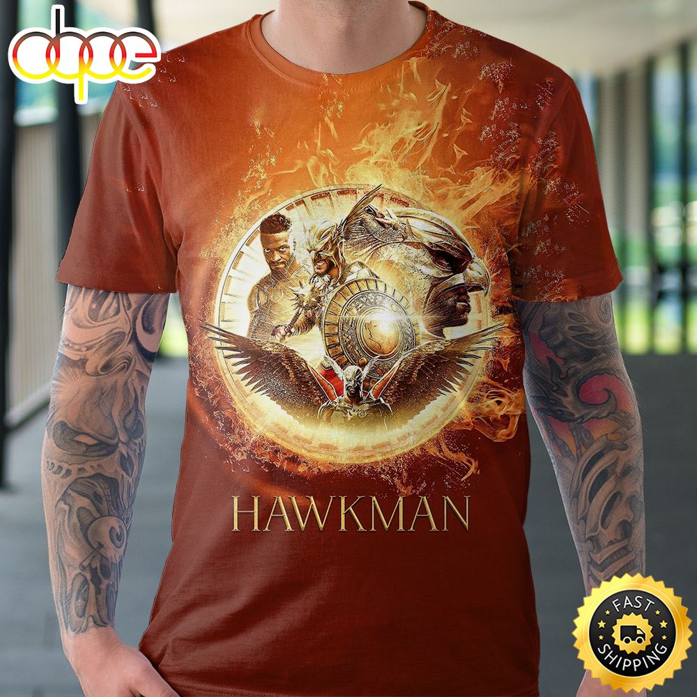 Hawkman DC Extended Universe T Shirt 3D All Over Print