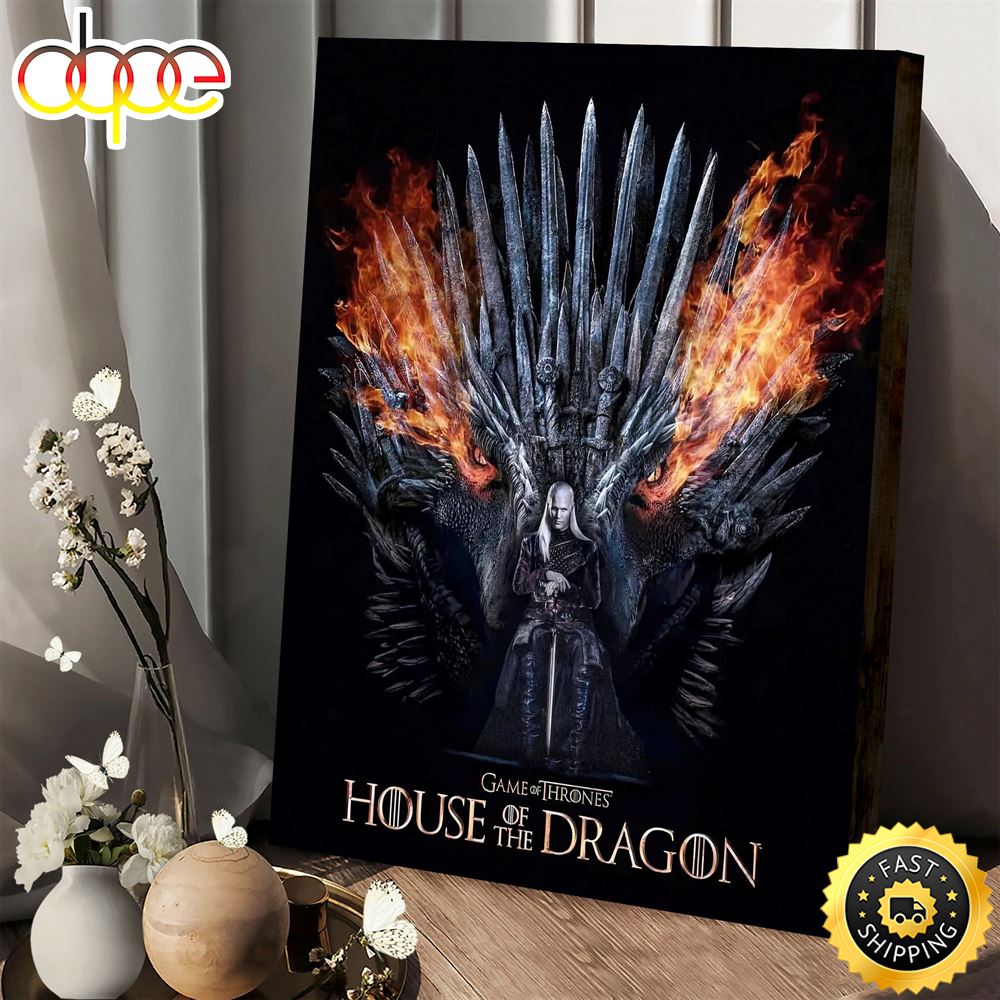House Of The Dragon Daemon Targaryen Poster Wallpaper Canvas 1