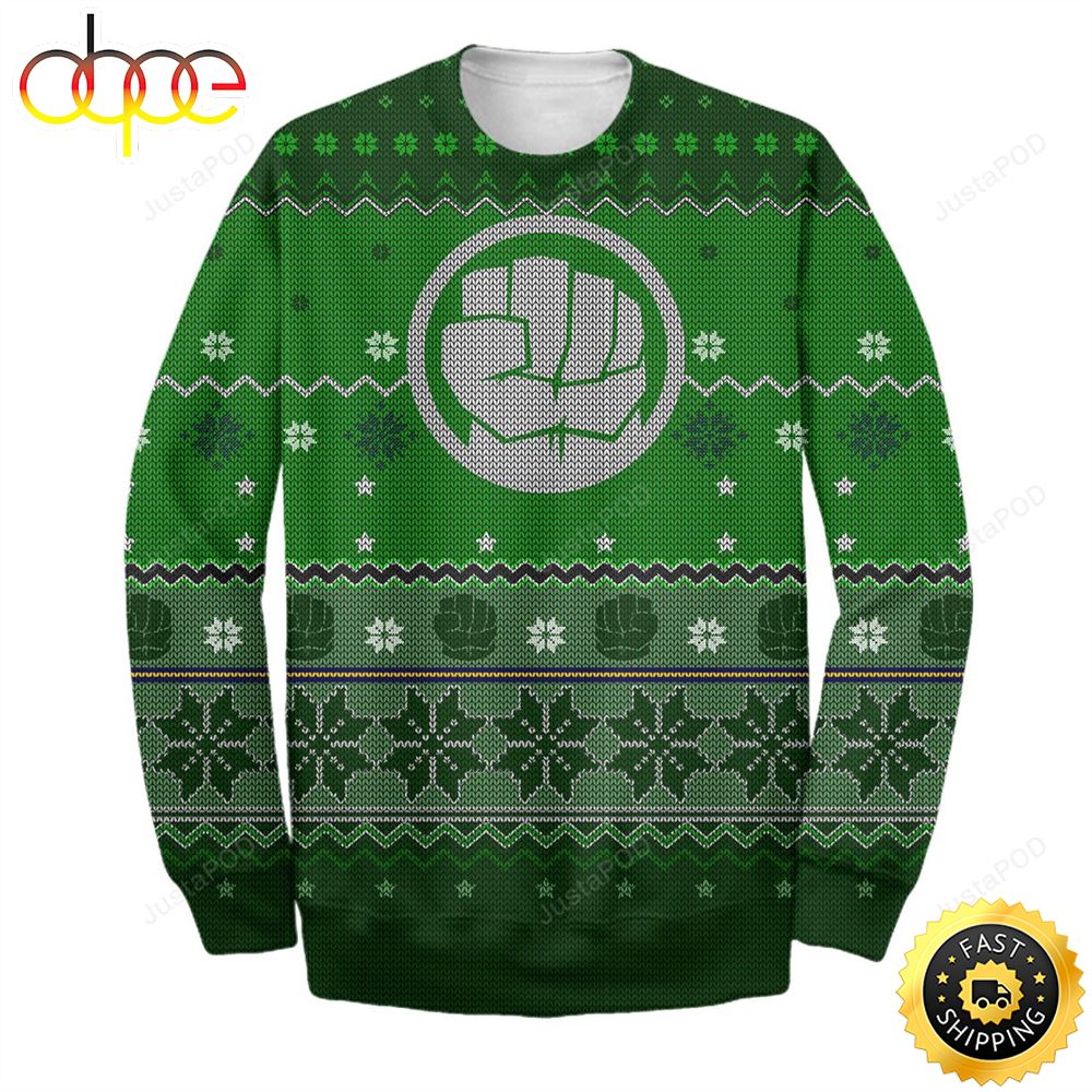 Hulk Marvel Ugly Christmas Marvel Christmas Sweater