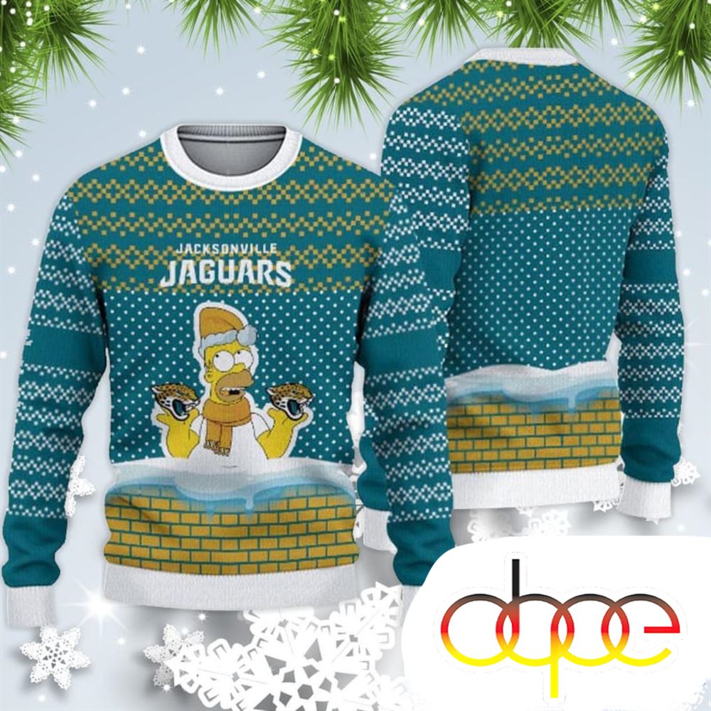 Jacksonville Jaguars Christmas Simpson Sweater For Fans