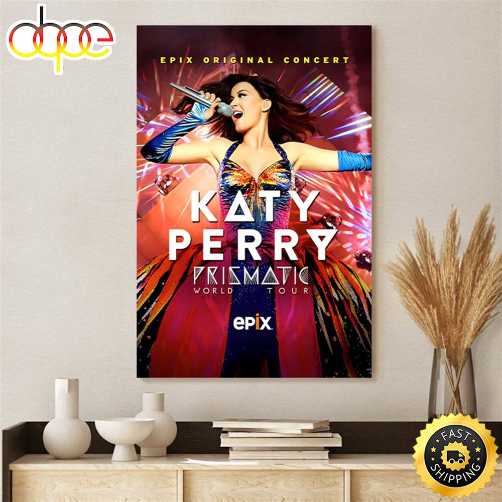 Katy Perry Tour World 2023 Las Vegas Events Calendars Unisex Poster Canvas