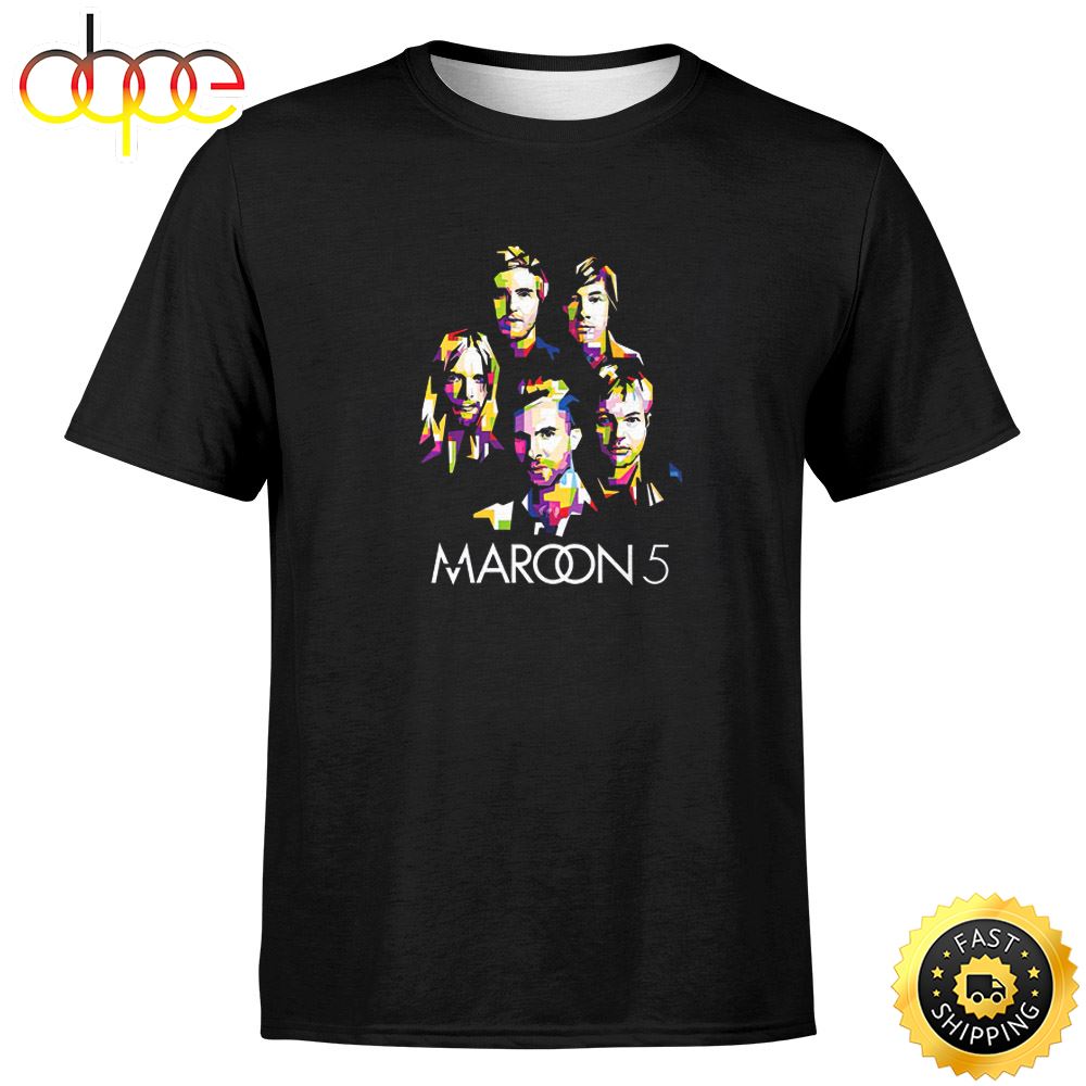 Maroon 5 World Tour 2022 Vintage Gift For Fan Unisex T Shirt 1