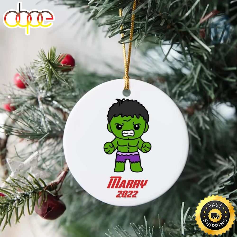 Marry 2022 Avenger Christmas Gift Marvel Tree Ornament