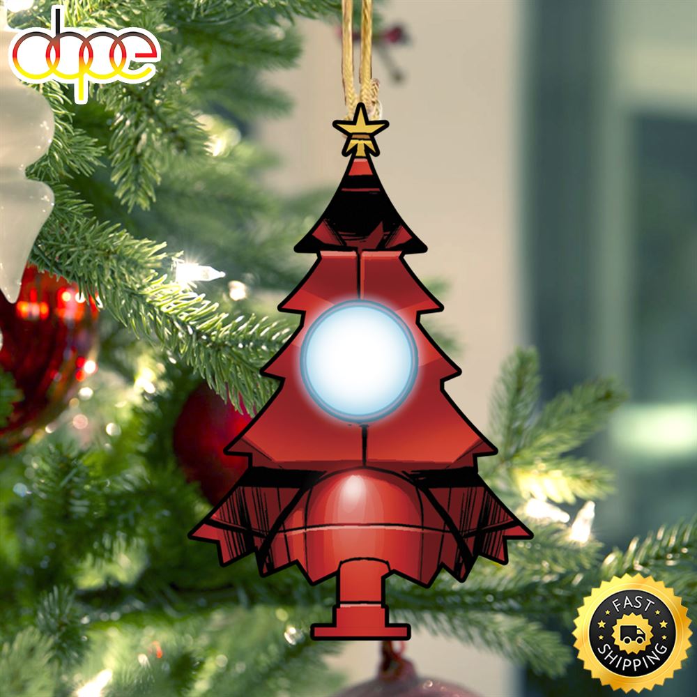 Marvel Christmas Iron Man Tree Marvel Ornaments