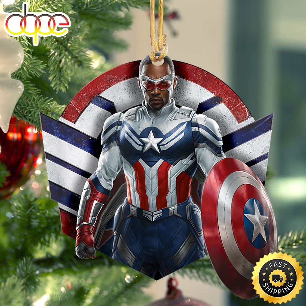 Marvel The Falcon the Winter Soldier Captain America Strong Captain Marvel Ornament