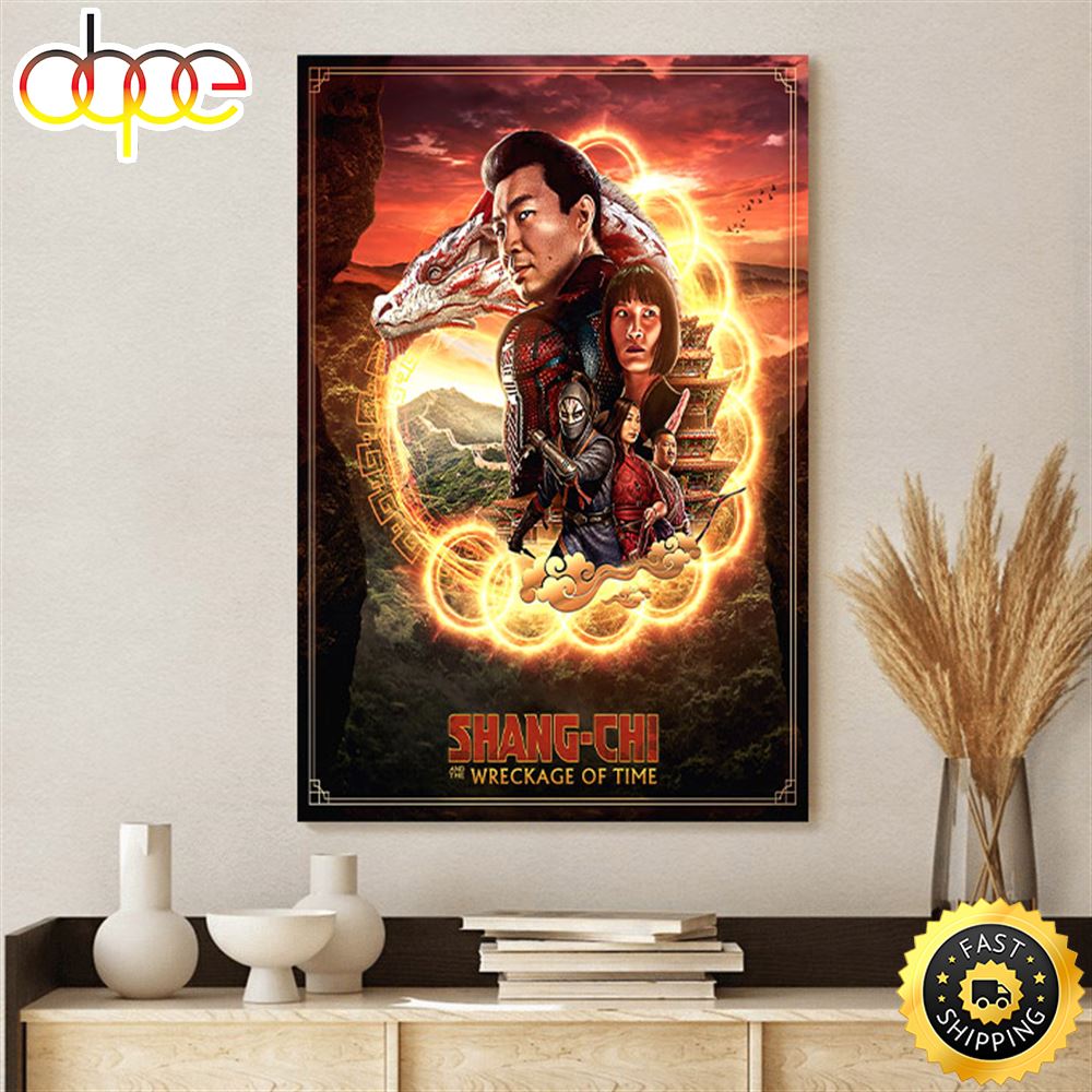 Marvel S Shang Chi And The Wreckage Of Time Poster Canvas