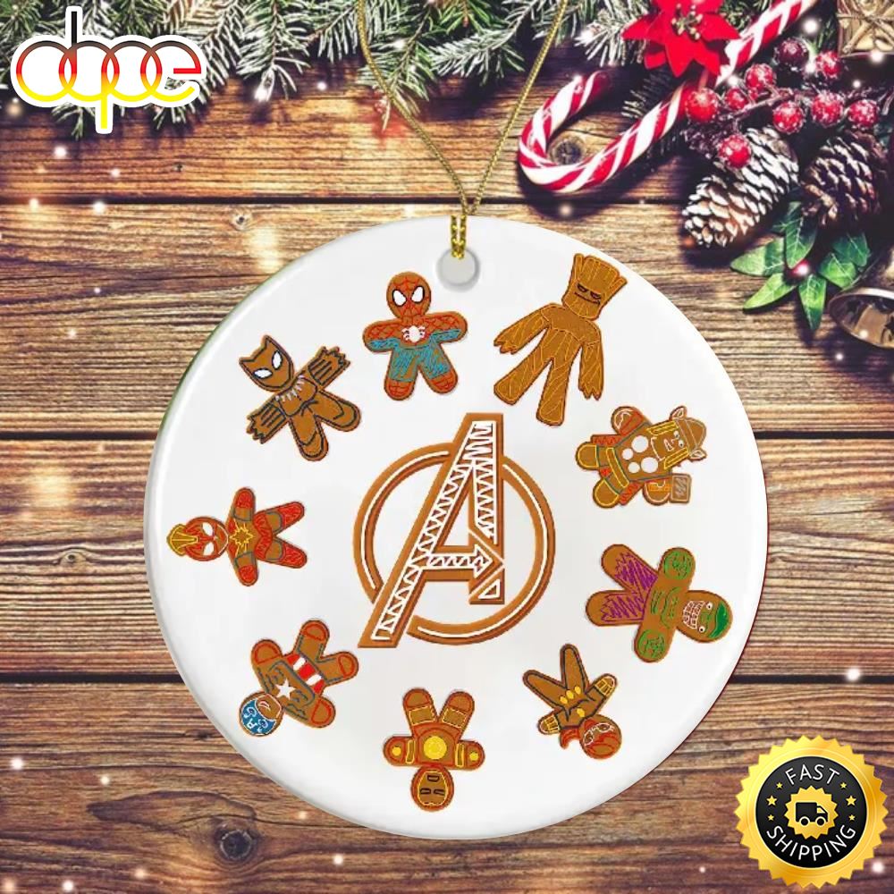 Merry Christmas Avengers Funny Xmas Gift Hallmark Marvel Christmas Ornament