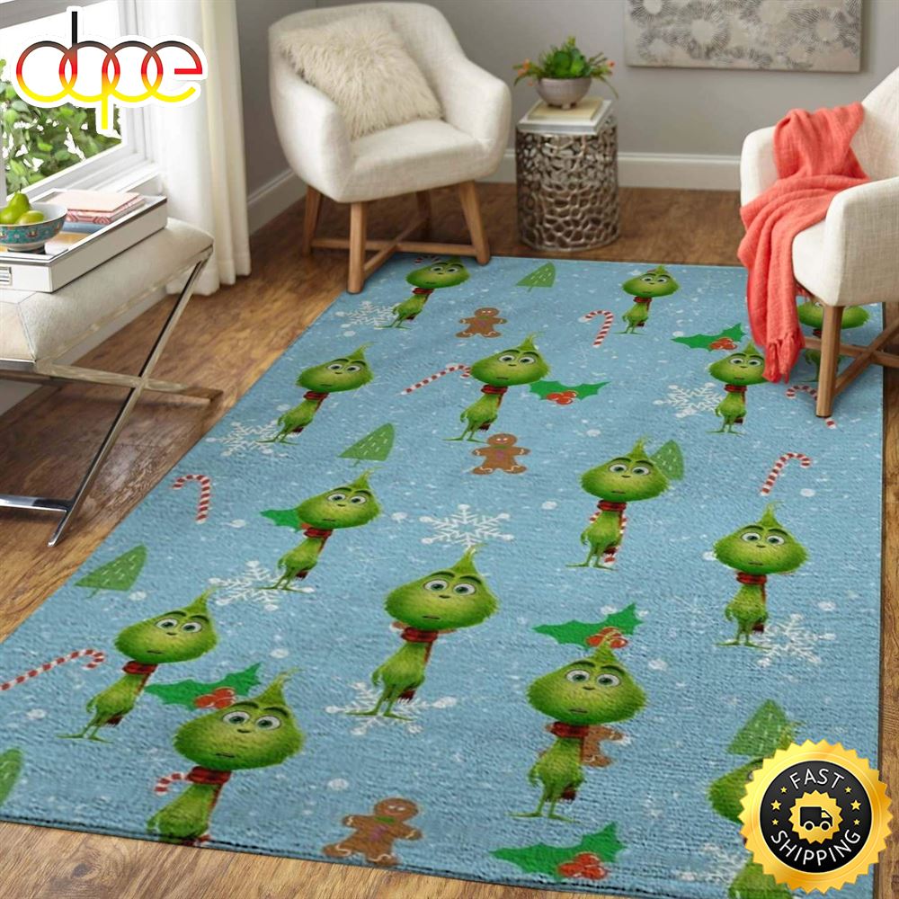 Merry Christmas The Grinch Movie Grinch Area Rug