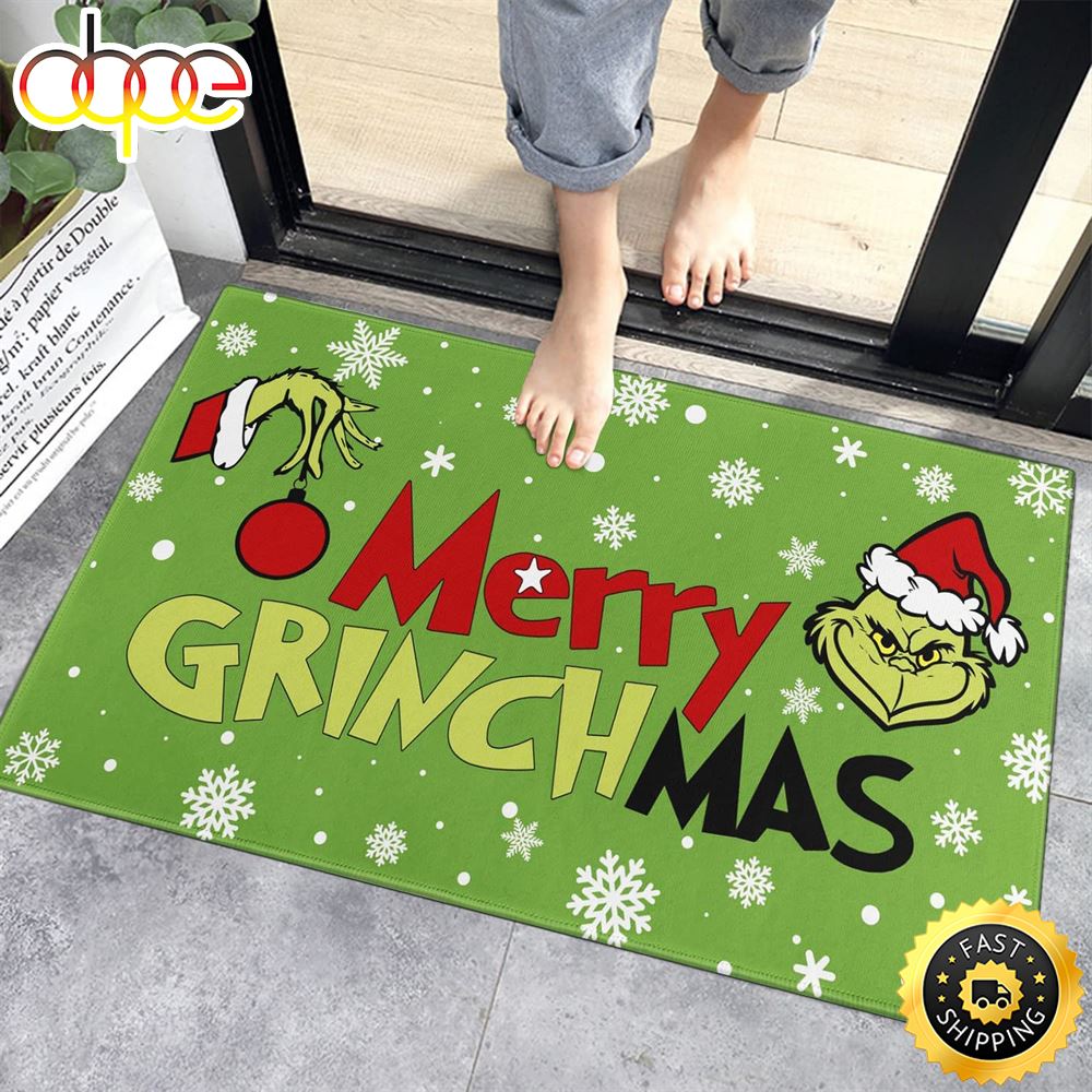 Merry Grinchmas The Grinch Christmas Doormat