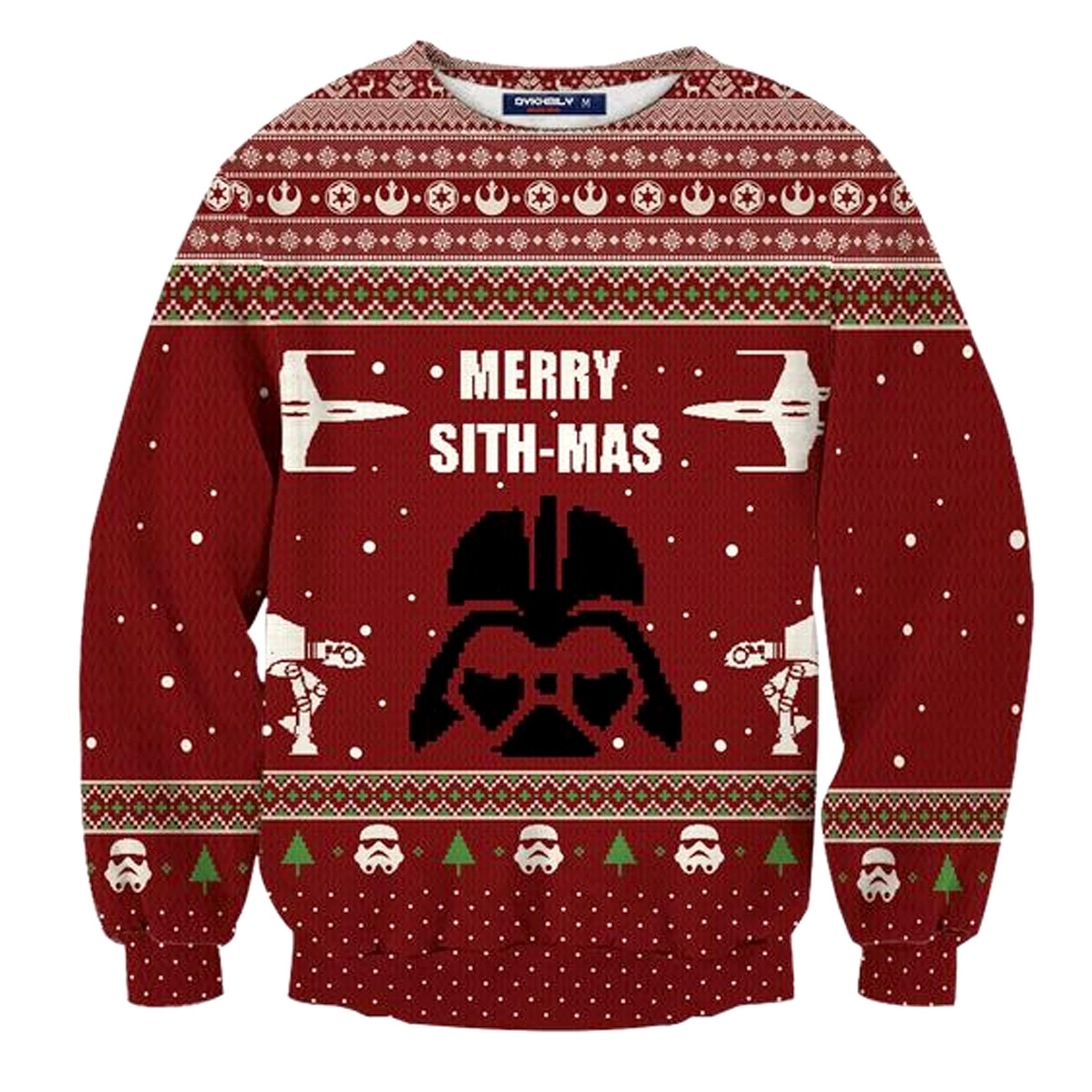 Merry Sith Mas Christmas Ugly Sweater 1