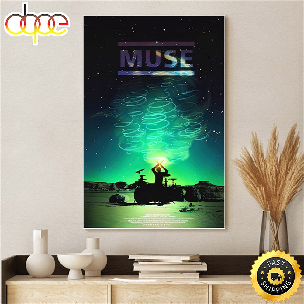 Muse Announce 2023 North America Tour Poster Canvas