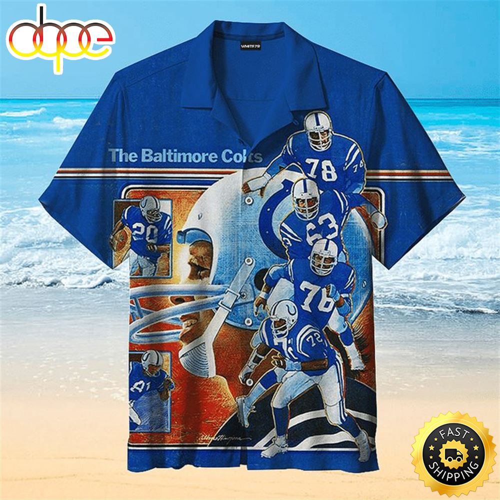 NFL Indianapolis Colts Legends Blue Hawaiian Shirt