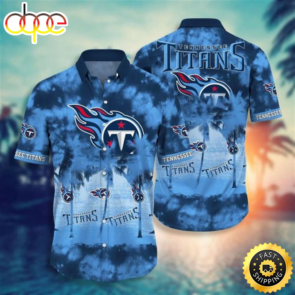 NFL Tennessee Titans Blue Hawaiian Shirt