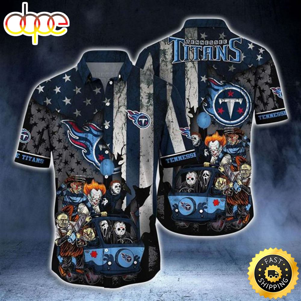 NFL Tennessee Titans Halloween Hawaiian Shirt