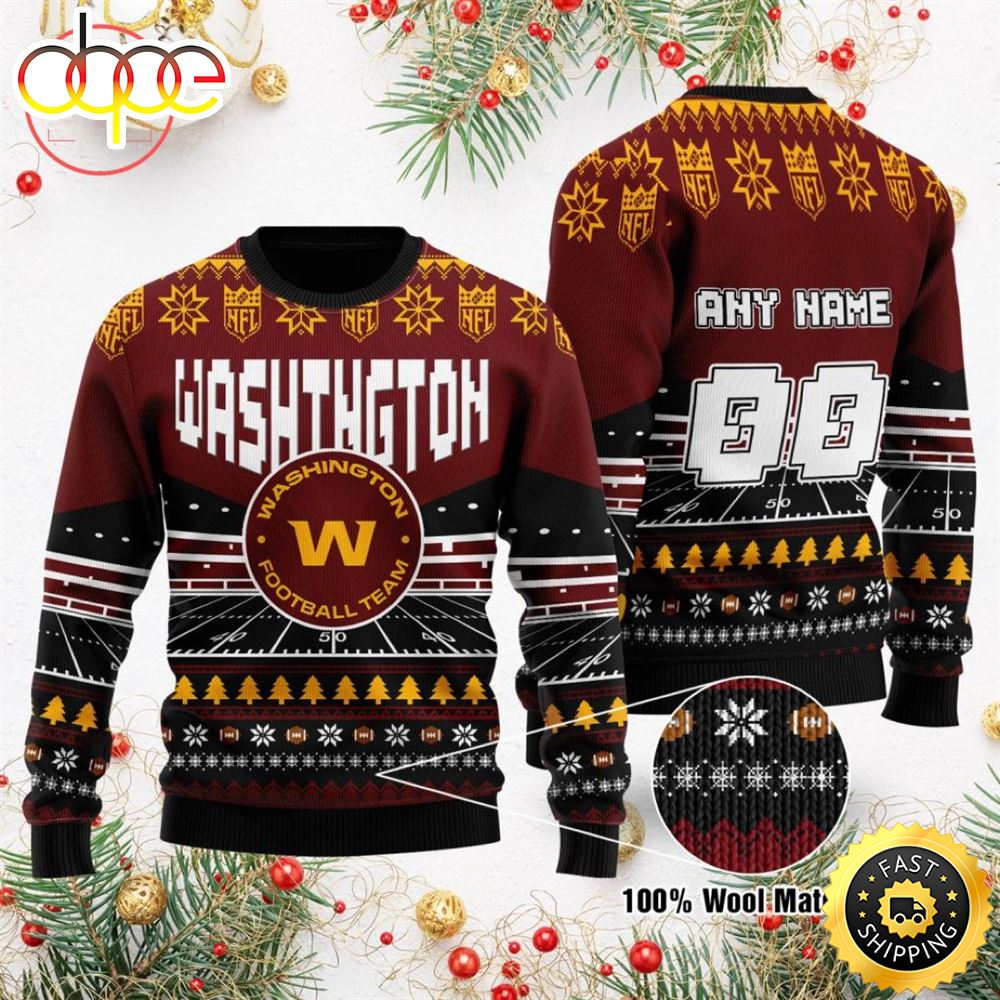 NFL Washington Football Team Ugly Christmas Sweater