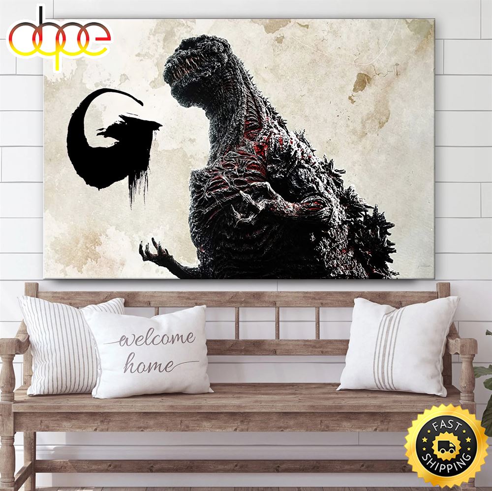 New Godzilla Movie From Toho In November 2023 Poster Canvas