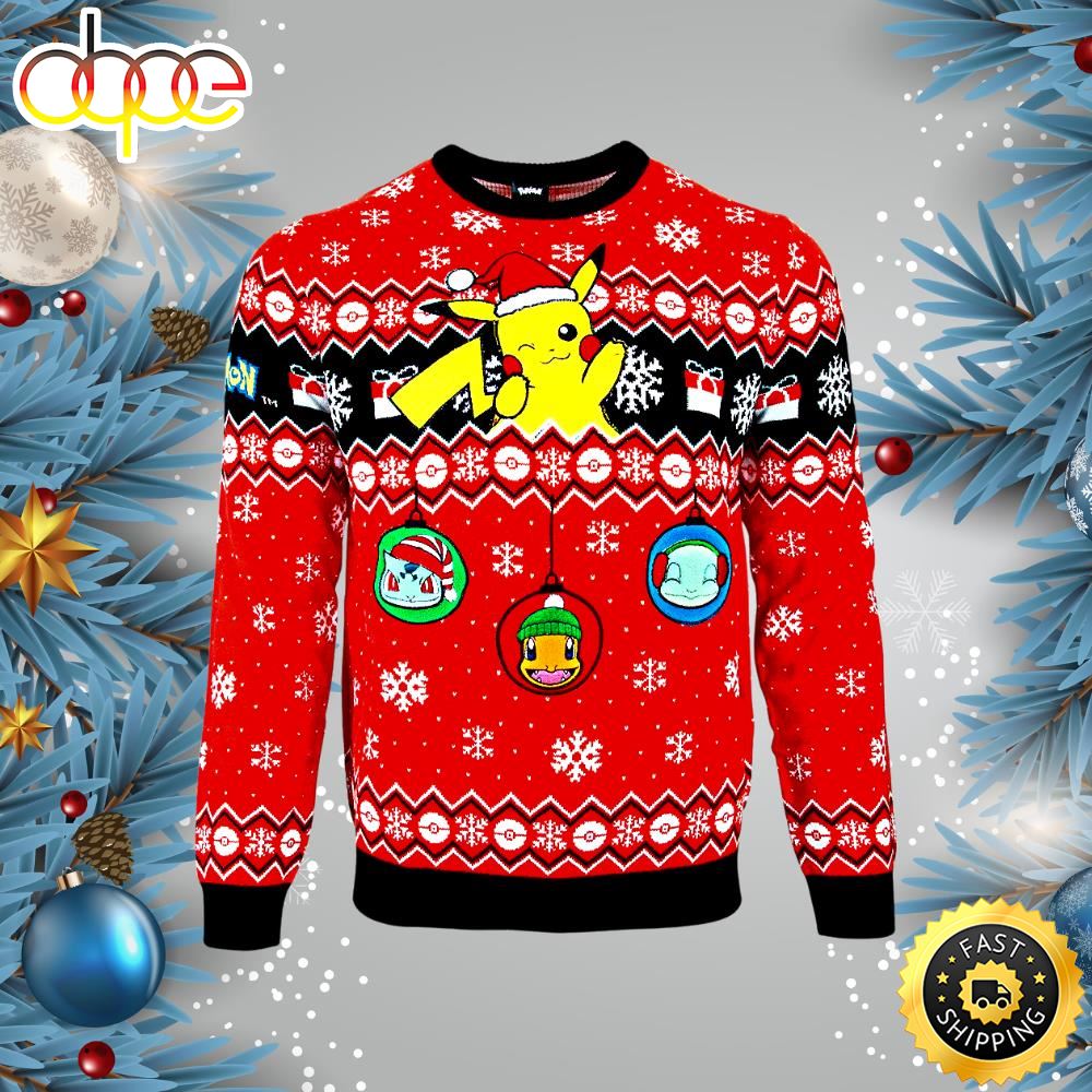 Pokemon Ugly Christmas Sweater