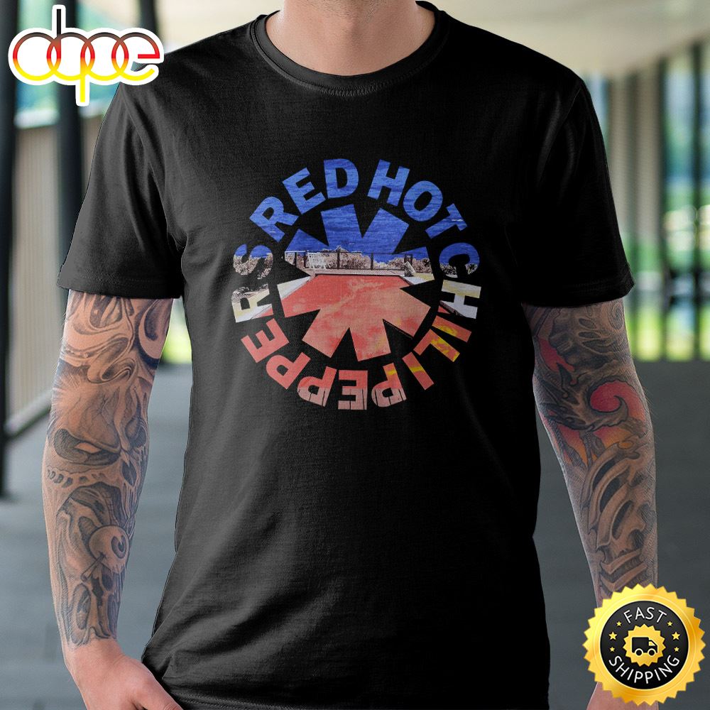 Red Hot Chili Peppers Tour 202 2023 Black T Shirt