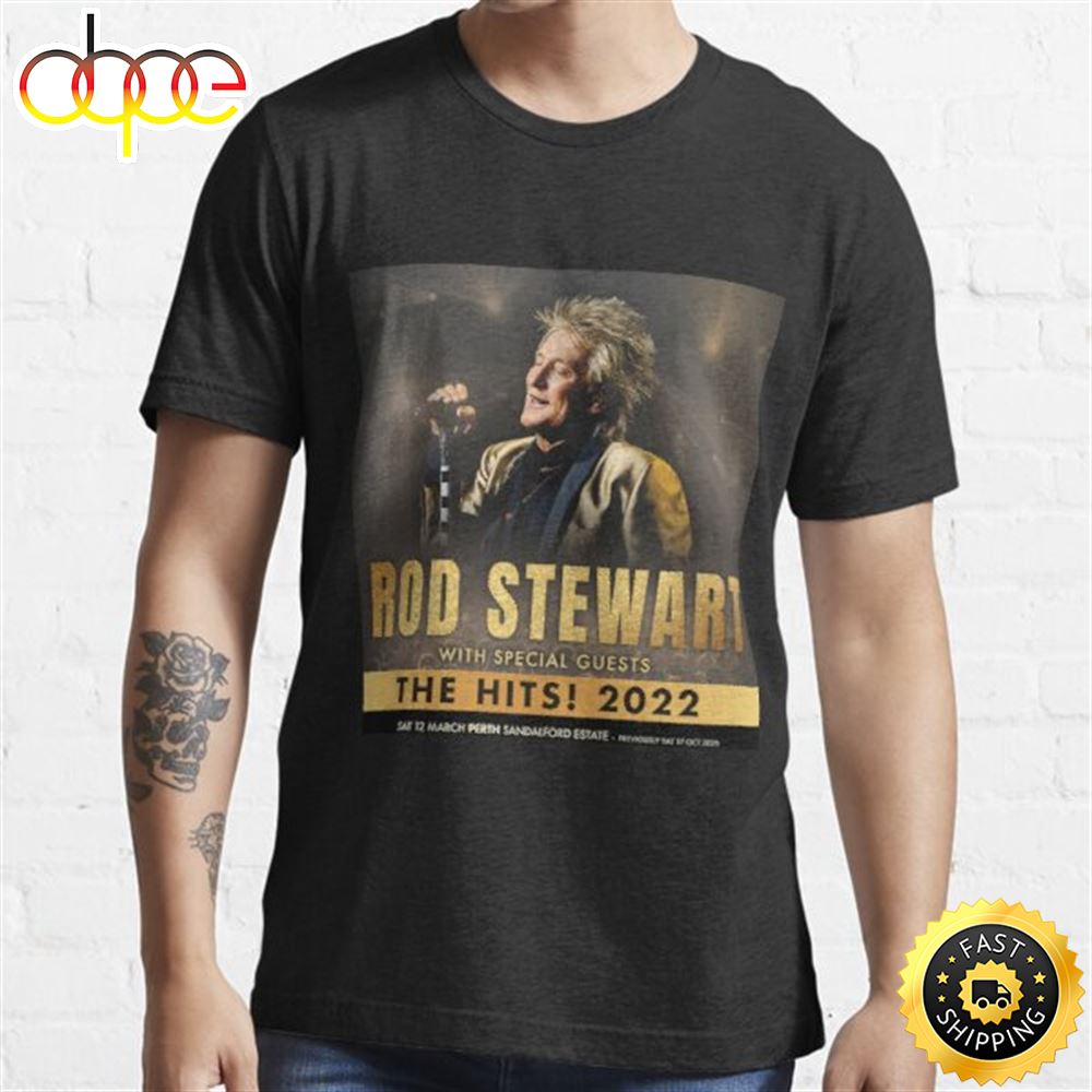 Rod Stewart 2022 North American Tour Music T Shirt