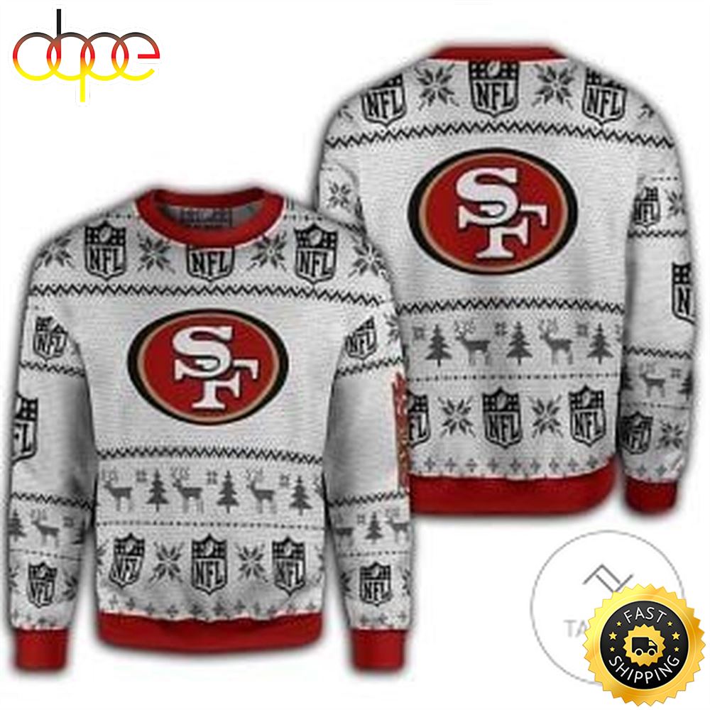 San Francisco 49ers Nfl For Niner Ugly Christmas Sweater