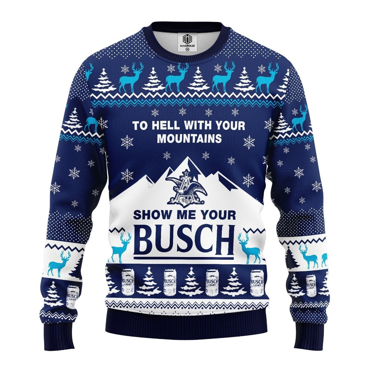 Show Me Your Buschs Ugly Christmas Sweater 1