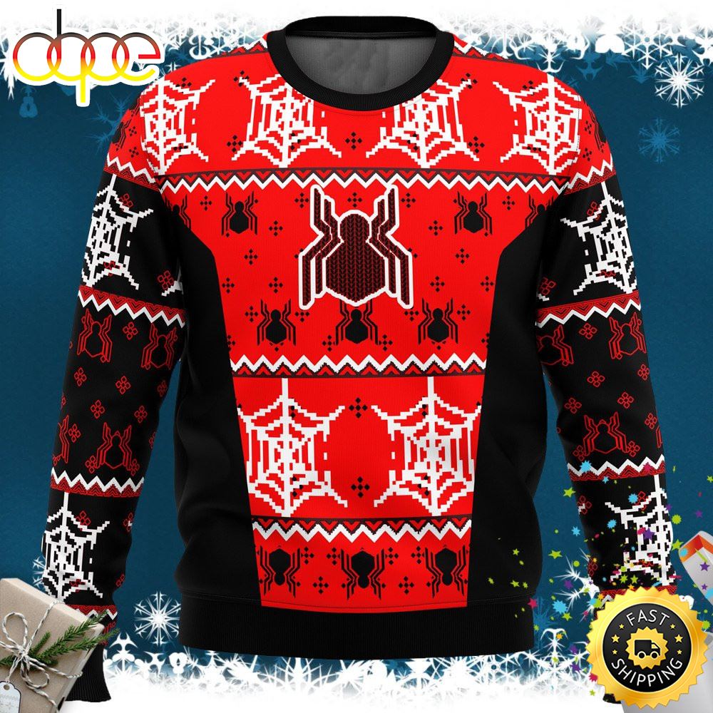 Spiderman Logo Marvel Christmas Marvel Christmas Sweater