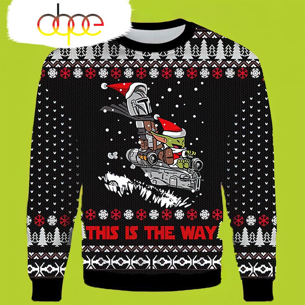 Star Wars Christmas This Is The Way Yoda Star Wars Christmas Sweater