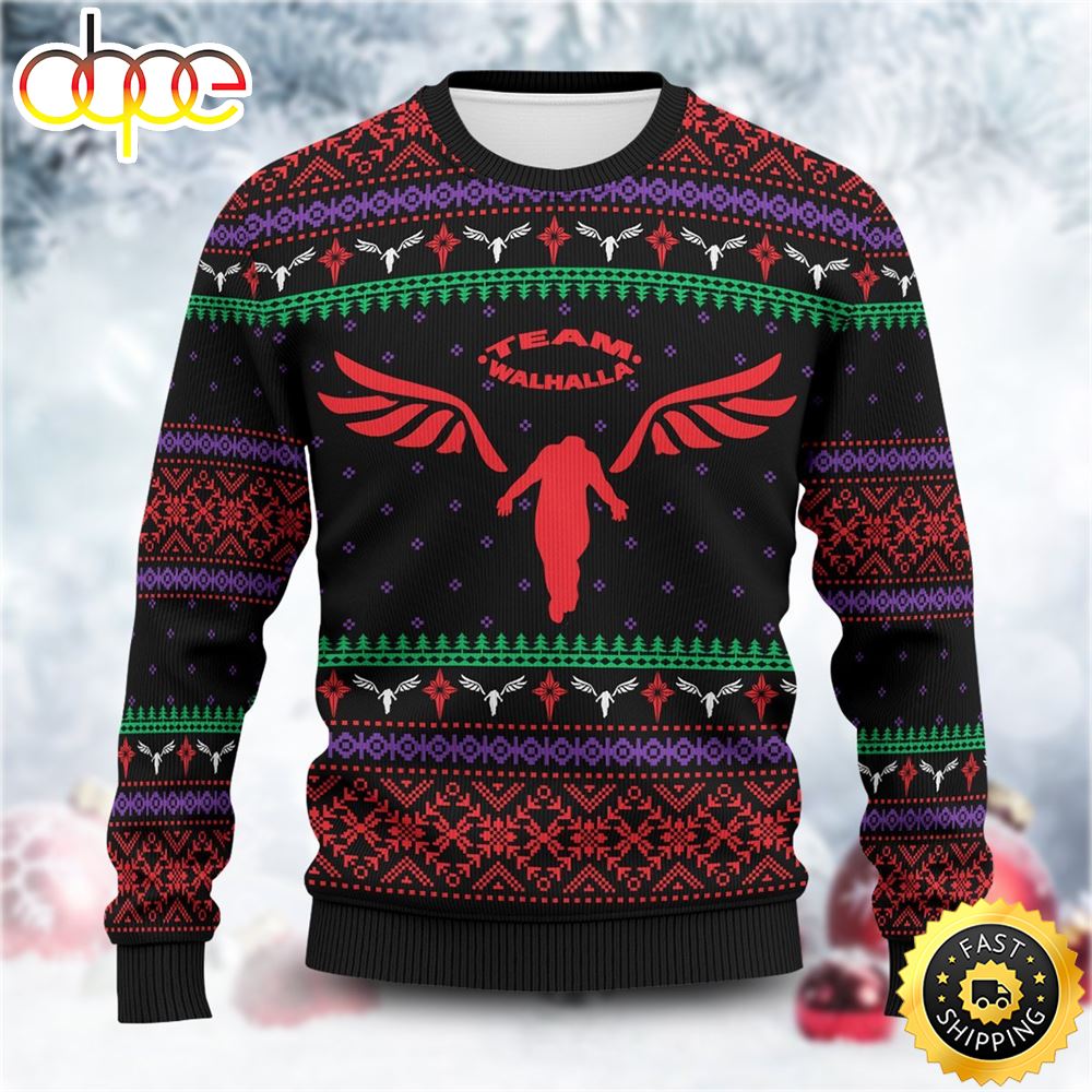 Team Valhalla Thor Marvel Christmas Marvel Christmas Sweater