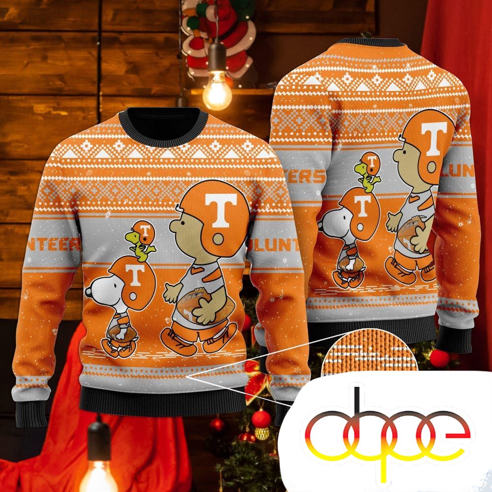 Tennessee Volunteers Snoopy Lover Ugly Christmas Sweater