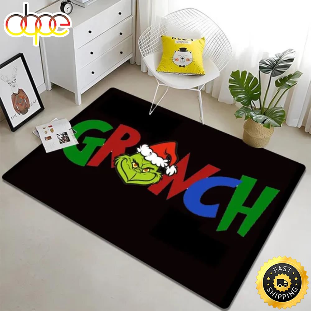 The Grinch Color Stole Christmas Office Grinch Area Rug