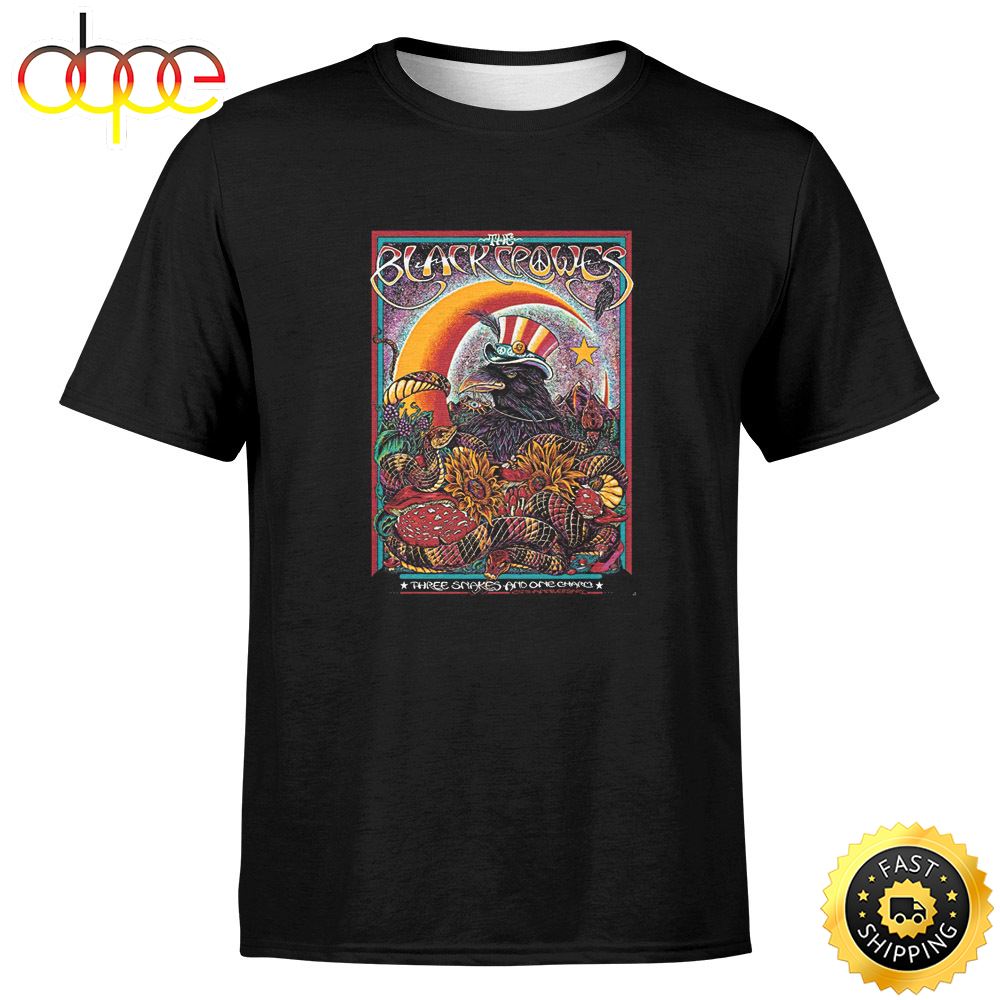 The Black Crowes Three Snakes And One Charm Songs Tour 2022 Unisex T Shirt 1