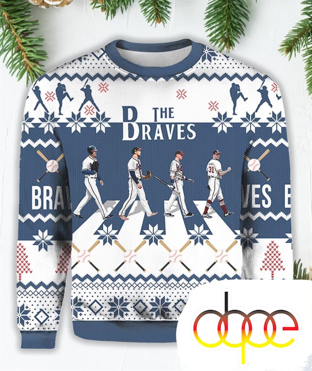 The Draves Players Abbey Road Ugly Christmas Sweater