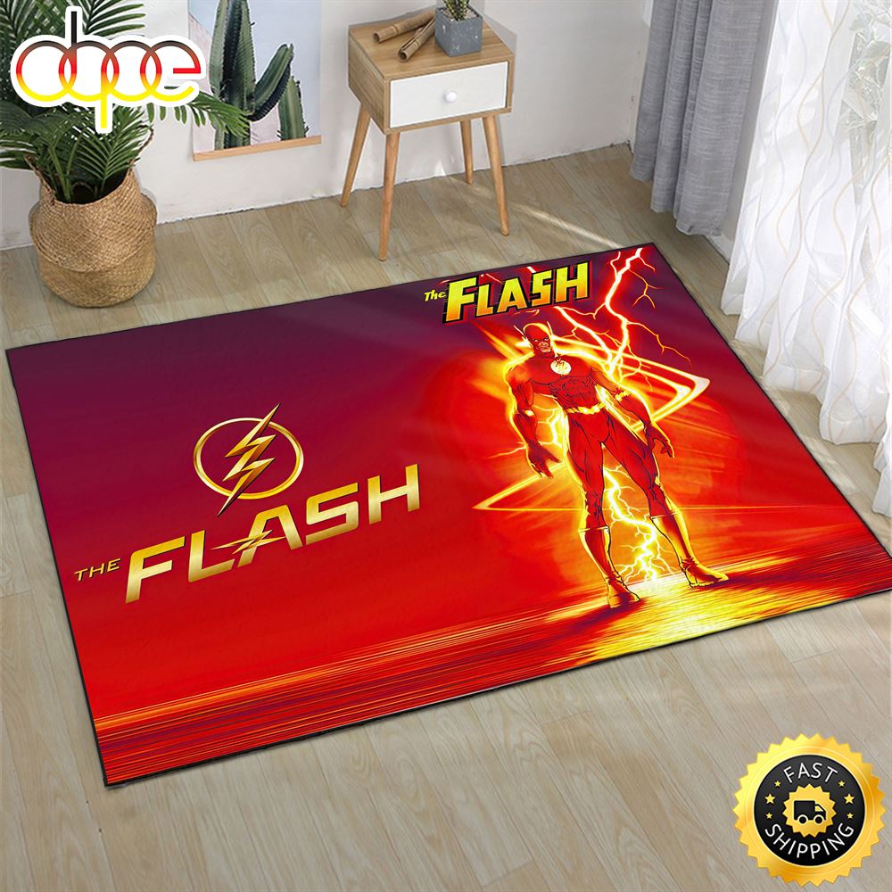 The Flash DC Comic Super Hero Movies Area Rugs