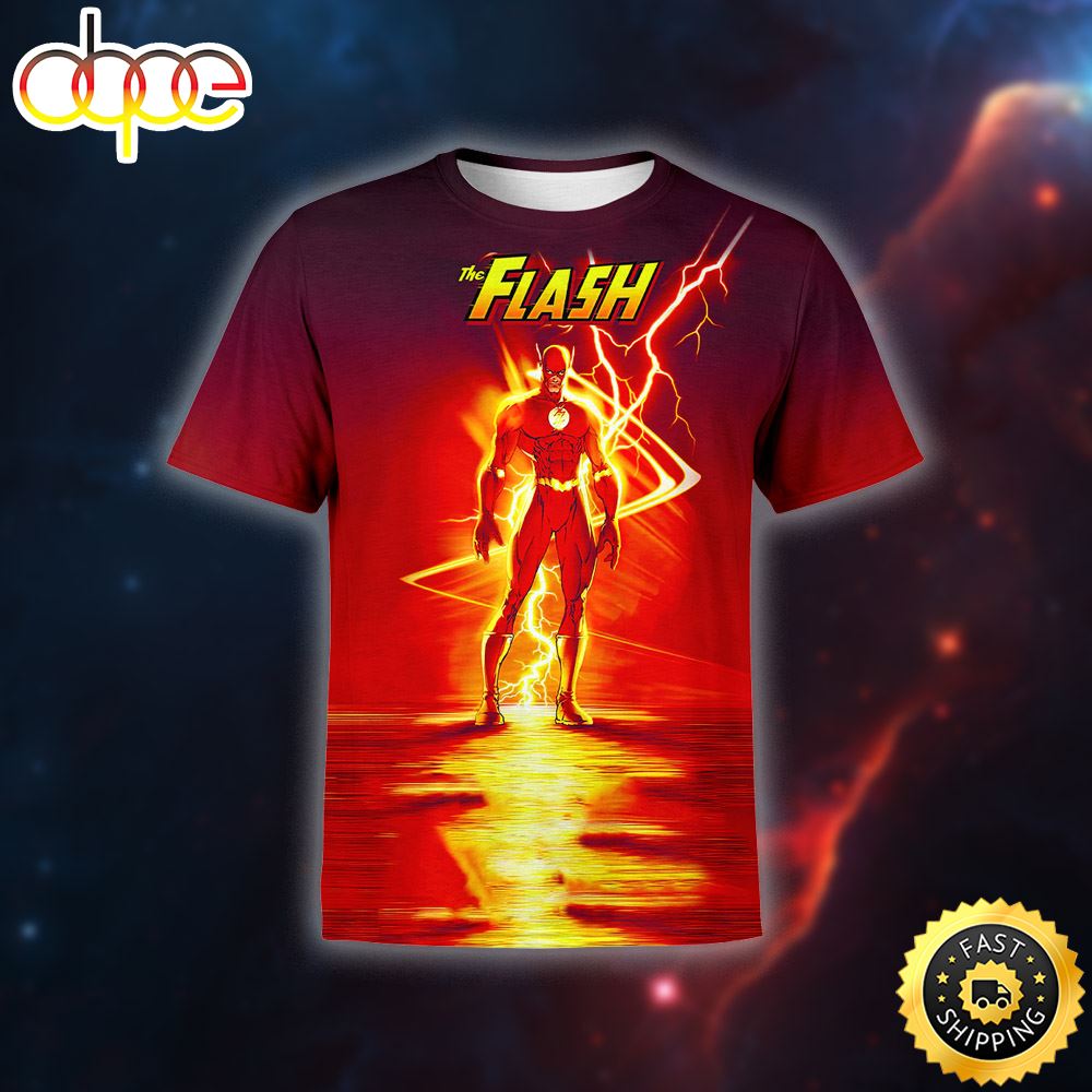The Flash DC Comic Super Hero Movies T Shirt 3D All Over Print